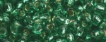 (image for) TOHO Size 11/o Round Seed Bead-Mint Green Silver Lined. 11T24B-250