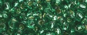(image for) TOHO Size 11/o Round Seed Bead-Mint Green Silver Lined. 11T24B-250