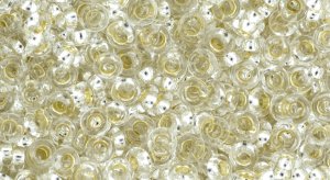 TOHO 6/o Demi Round, Crystal Silver Lined, PermaFinish, color #6TD-PF21-50 (image for) TOHO 6/o Demi Round, Crystal Silver Lined, PermaFinish, color #6TD-PF21-50