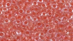 (image for) TOHO 8/o Demi Round, Salmon Lined Crystal Rainbow, color # 8TD-779-50