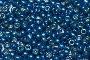 (image for) TOHO 11/o Round Seed Bead-Dark Teal Blue Galvanized PermaFinish #11TPF584-100
