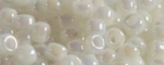 (image for) TOHO 11/o Round Seed Bead-White Opaque Rainbow. 11T401-250
