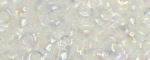 (image for) TOHO Size 15/o Round Seed Bead-Crystal Transparent Rainbow. 15T161-100