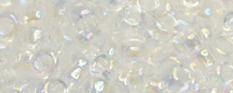 (image for) TOHO Size 15/o Round Seed Bead-Crystal Transparent Rainbow. 15T161-100