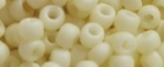 (image for) TOHO Size 11/o Round Seed Bead-Ivory Chalk Matte Opaque. 11T762-100