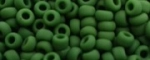 (image for) TOHO Size 11/o Round Seed Bead-Forest Green Matte Opaque. 11T47HF-100