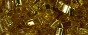 (image for) TOHO Size 11/o Triangle Shape Seed Bead-Light Topaz Silver Lined * 100 Gram Bag