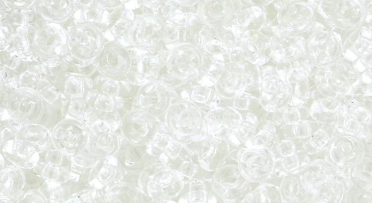(image for) TOHO 8/o Demi Round, Crystal Transparent, color #8TD-1-50