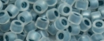 (image for) TOHO Aiko-Blue Topaz Lined Crystal Rainbow Matte TB-773FM-50