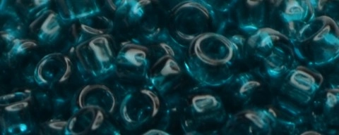 (image for) TOHO Size 15/o Round Seed Bead-Blue Zircon Transparent. 15T7BD-100
