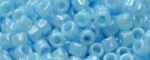 (image for) TOHO Size 11/o Round Seed Bead-Light Blue Opaque Rainbow. 11T403-250