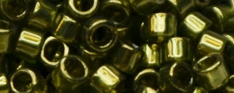 (image for) TOHO Aiko-Olive Green Gold Luster TB-324-50