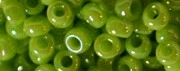 (image for) TOHO Size 11/o Round Seed Bead-Lime Green Opaque Rainbow. 11T404-250