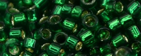 (image for) TOHO Aiko-Emerald Green Silver Lined TB-36-50