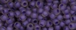 (image for) TOHO Size 15/o Round Seed Bead-Purple Lined Amethyst Matte. 15T928FM-100
