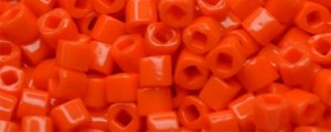 TOHO 1.5mm Cube Shape Seed Beads-Orange Opaque * 100 Gram Bag (image for) TOHO 1.5mm Cube Shape Seed Beads-Orange Opaque * 100 Gram Bag
