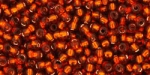 (image for) TOHO 11/o Round Seed Bead-Burnt Orange Silver Lined #11T2208-250