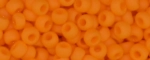 (image for) TOHO Size 11/o Round Seed Bead-Light Orange Matte Opaque. 11T42DF-250