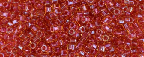 (image for) TOHO Aiko Hexagon-Dark Rose Lined Topaz TBC-241-50