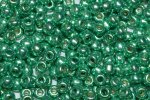 (image for) TOHO Size 8/o Round Seed Bead-Spring Green Galvanized PermaFinish. 8TPF587-100