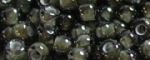 (image for) TOHO Size 11/o Round Seed Bead-White Lined Black Diamond Transparent. 11T371-250