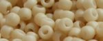 (image for) TOHO Size 11/o Round Seed Bead-Cream Chalk Matte Opaque. 11T763-100