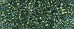 (image for) TOHO Aiko Hexagon-Metallic Green Lined Aqua TBC-284-50