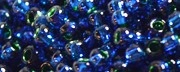 (image for) TOHO 11/o Round Seed Bead-Green Lined Cobalt #11T2203-100