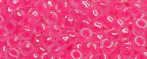 (image for) TOHO Size 15/o Round Seed Bead-Hot Pink Ceylon Pearl. 15T910-100