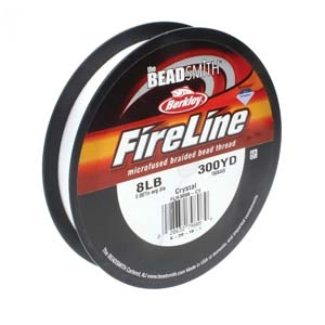 (image for) FireLine Thread-Crystal Clear,  8 Pound Strength * 300 Yard Spool