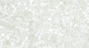 TOHO 11/o Demi Precision Round Seed Bead, Crystal Transparent, color #11TD-1-100 (image for) TOHO 11/o Demi Precision Round Seed Bead, Crystal Transparent, color #11TD-1-100