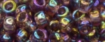 (image for) TOHO Size 15/o Round Seed Bead-Amethyst Transparent Rainbow. 15T166B-100