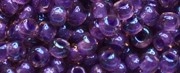 (image for) TOHO Size 11/o Round Seed Bead-Purple Lined Amethyst Transparent. 11T928-250