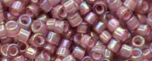 TOHO Aiko-Rose Lined Pink Rainbow TB-1821-50 (image for) TOHO Aiko-Rose Lined Pink Rainbow TB-1821-50
