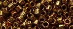 (image for) TOHO Aiko-Brick Red 24k Gilded Marbled Opaque TB-1708-50