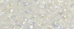 (image for) TOHO Size 15/o Round Seed Bead-Crystal Transparent Rainbow. 15T161-100
