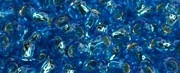 (image for) TOHO Size 8/o Round Seed Bead-Aqua Silver Lined. 8T23B-250