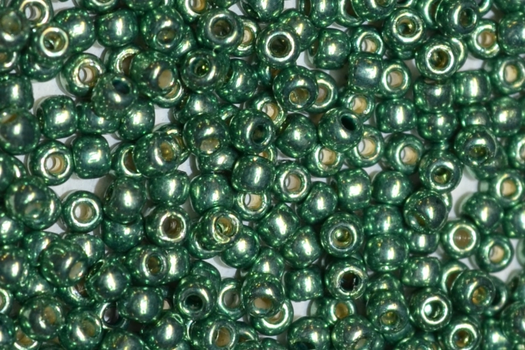 (image for) TOHO Size 8/o Round Seed Bead-Spruce Galvanized PermaFinish. 8TPF589-100