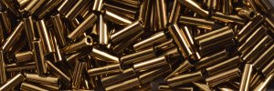 TOHO Size 2 Bugle Bead. 6mm Length-Bronze Metallic. 100 Gram Bag (image for) TOHO Size 2 Bugle Bead. 6mm Length-Bronze Metallic. 100 Gram Bag