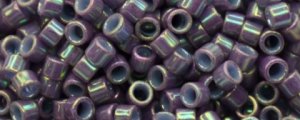 TOHO Aiko-Purple Lined Green Iris TB-1630-50 (image for) TOHO Aiko-Purple Lined Green Iris TB-1630-50