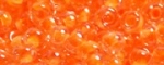 (image for) TOHO 11/o Round Seed Bead-Neon Dark Orange Lined Crystal #11T802-250