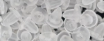 (image for) Plastic Earring Clutch - 4mm Bell Shape - 2,000 Pieces