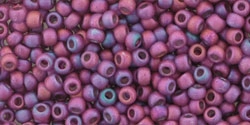 (image for) TOHO Size 11/o Round Seed Bead-Raspberry Matte Luster. 11T625F-100