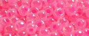 (image for) TOHO Size 8/o Round Seed Bead-Hot Pink Ceylon Pearl. 8T910-250