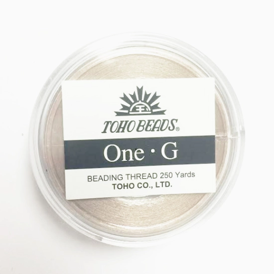 (image for) TOHO One-G Thread 250 Yards-Beige * PT-4-250-2 (Two Spools)