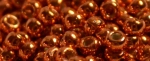 (image for) TOHO Size 15/o Round Seed Bead-Sun Burnt Orange Galvanized PermaFinish. 15TPF562-100