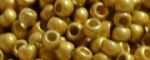 (image for) TOHO 11/o Round Seed Bead-Gold Galvanized Matte PermaFinish #11TPF557F-100