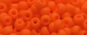 (image for) TOHO Size 11/o Round Seed Bead-Bright Orange Matte Opaque. 11T50AF-100