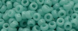 (image for) TOHO Size 15/o Round Seed Bead-Turquoise Opaque. 15T55-100