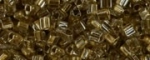 (image for) TOHO Size 11/o Triangle Shape Seed Bead-Bronze Lined Crystal * 100 Gram Bag